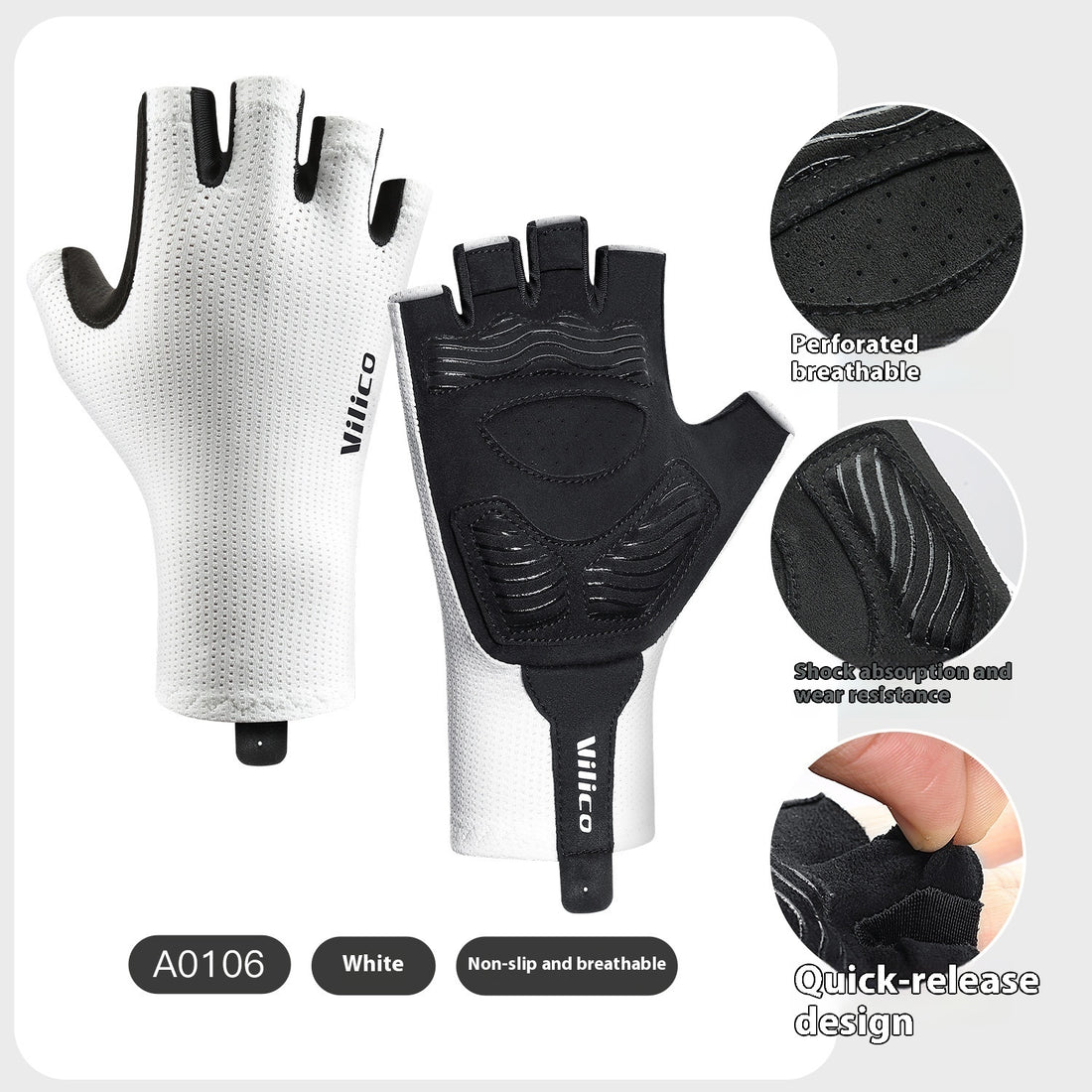 Bike Riding Gloves Thin Shock Absorption