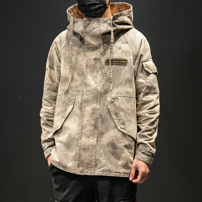 Camouflage tooling jacket