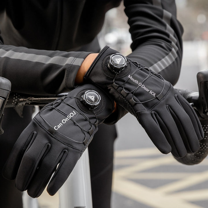Windproof Long Finger Riding Gloves
