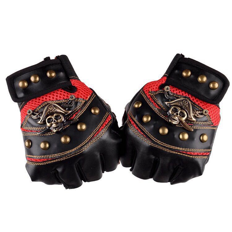 Dancing Sport Riding Skull Gloves
