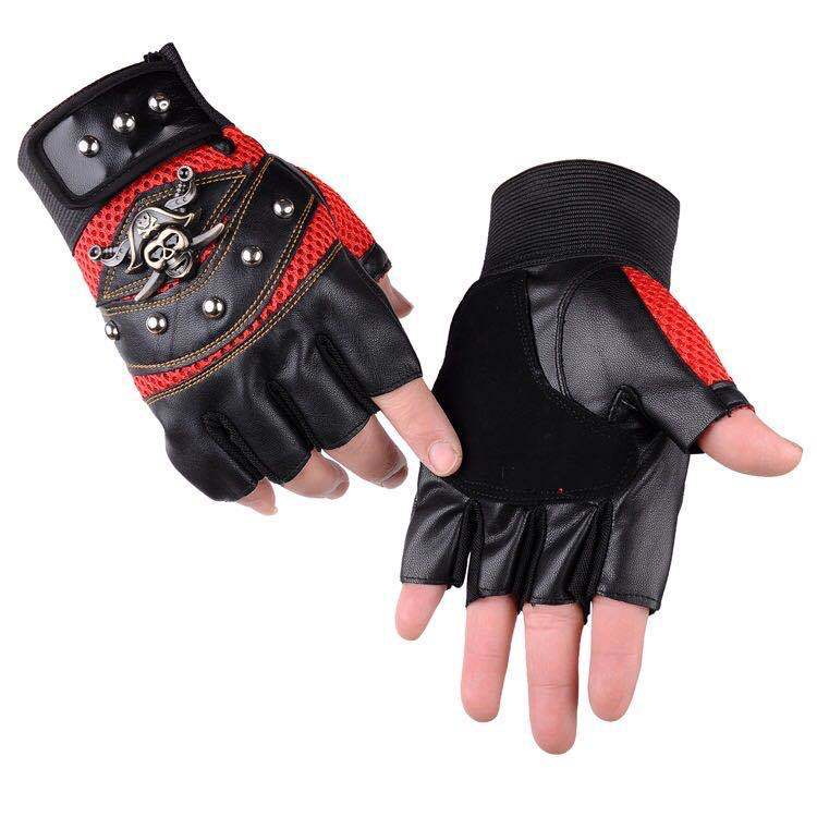 Dancing Sport Riding Skull Gloves