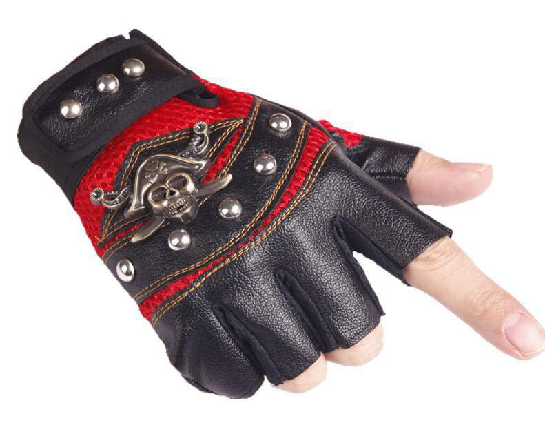Dancing Sport Riding Skull Gloves
