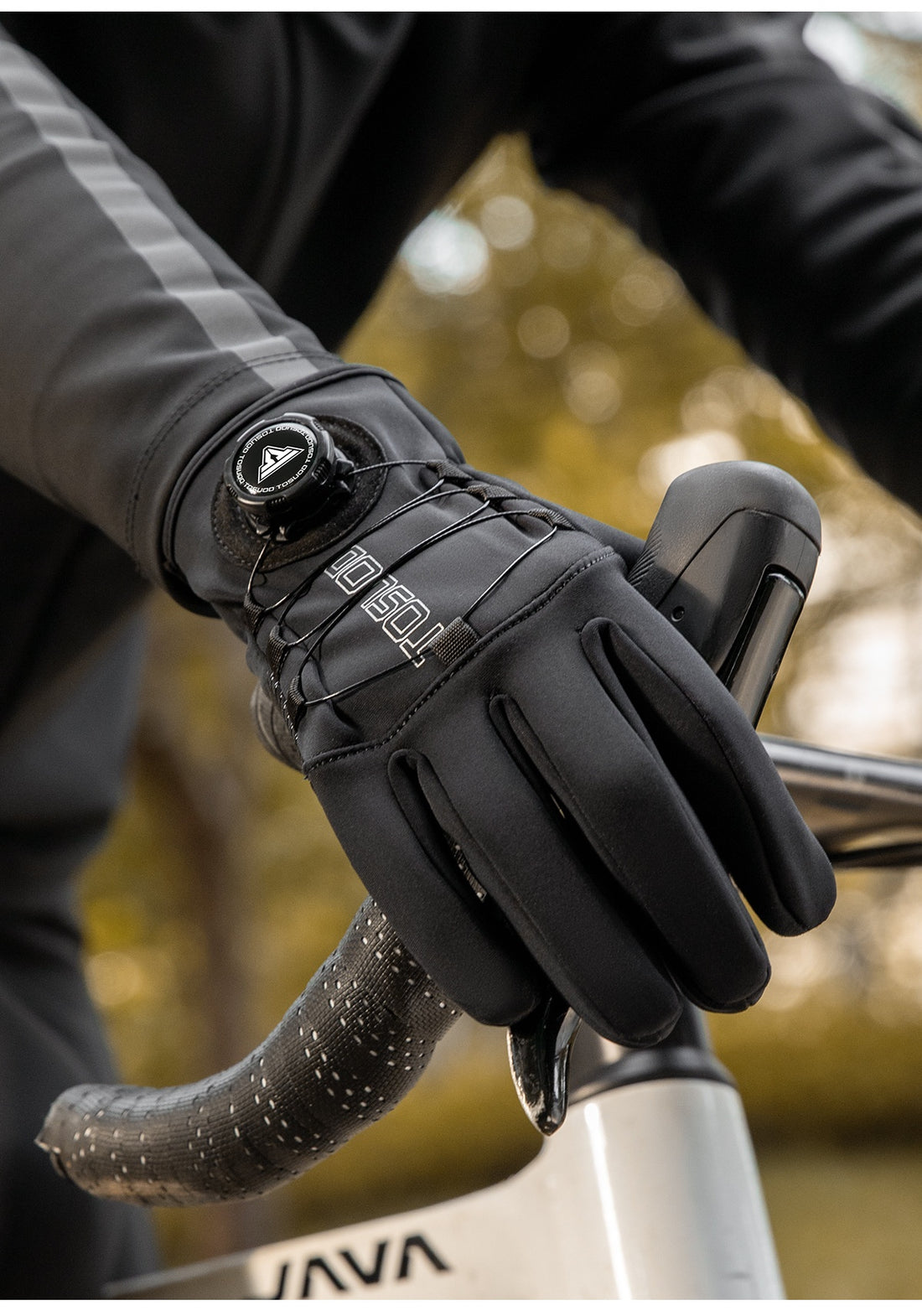 Windproof Long Finger Riding Gloves