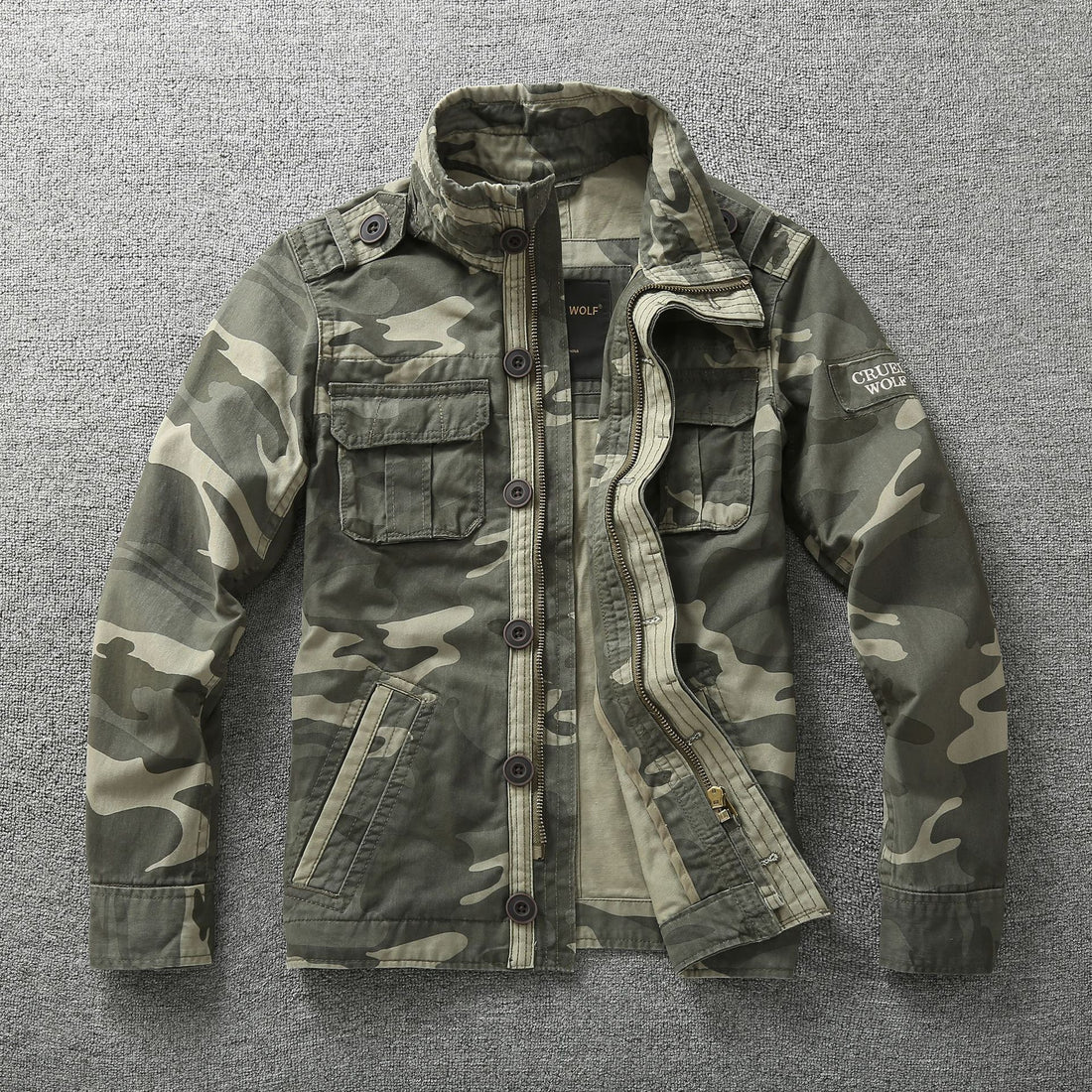 Autumn Men's Camouflage Work Jacket