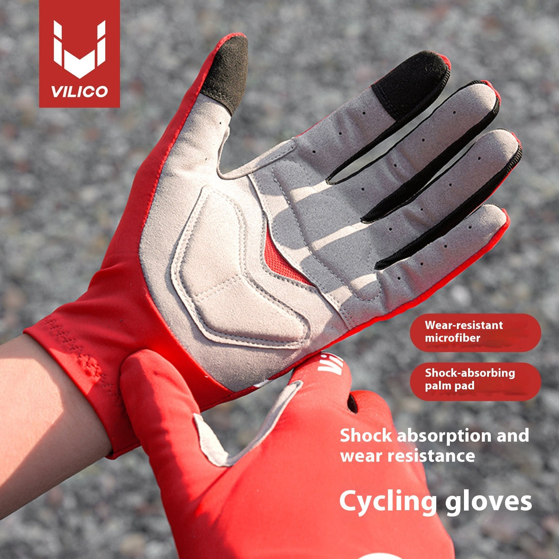 Bike Riding Gloves Thin Shock Absorption
