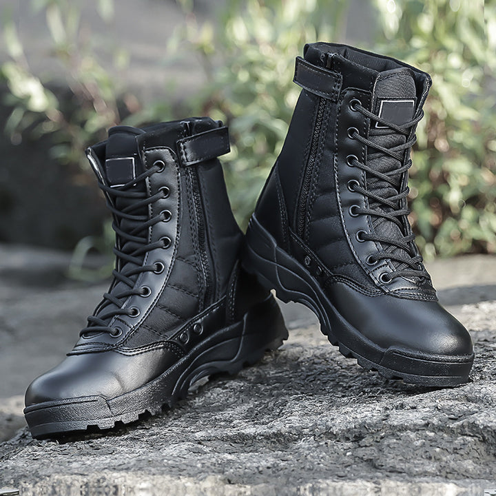 Desert combat boots, land combat boots