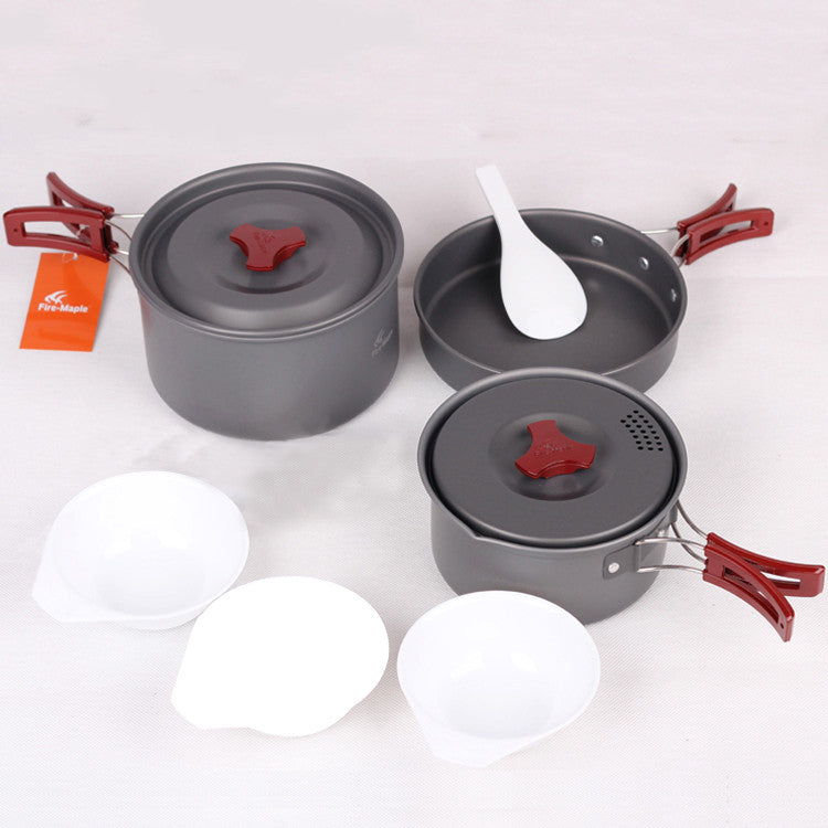 Picnic cookware set camping pot set