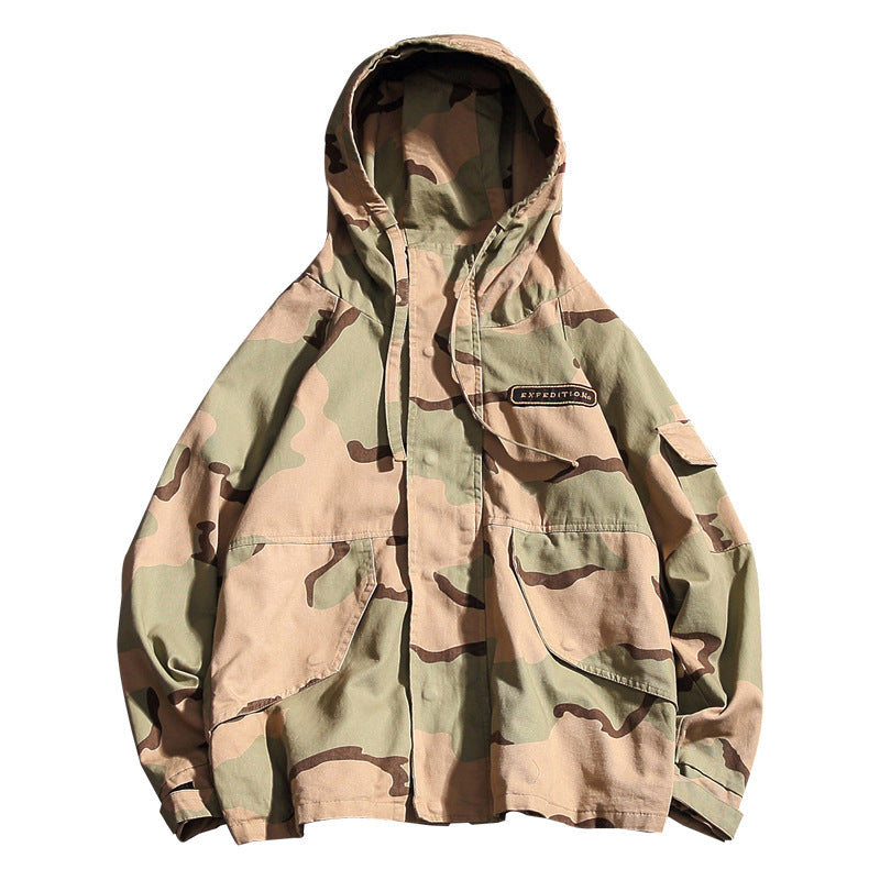 Camouflage tooling jacket