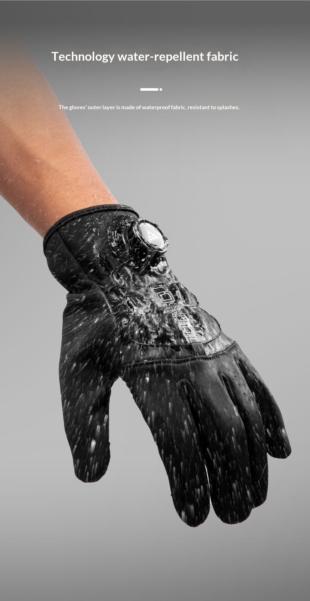 Windproof Long Finger Riding Gloves