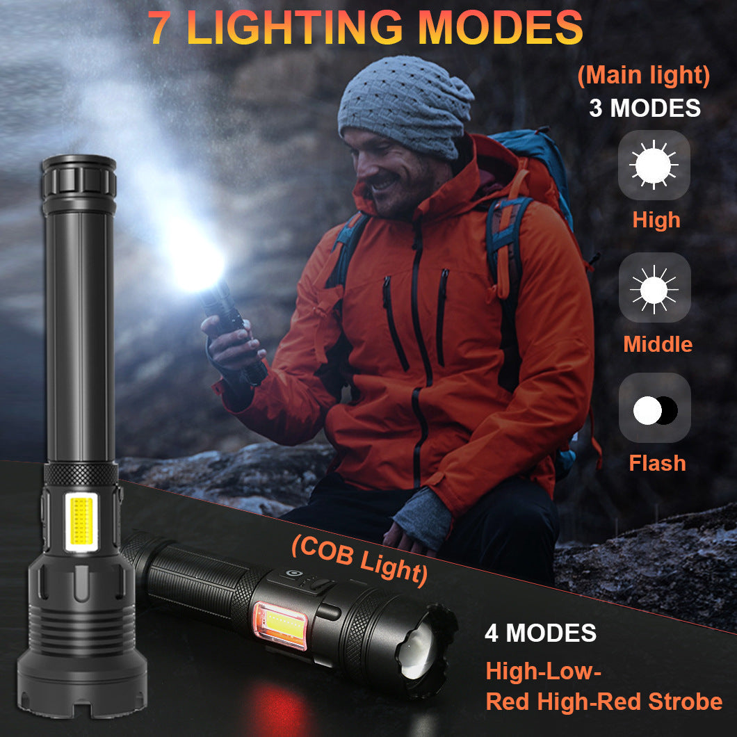 Strong Light Flashlight Outdoor Camping