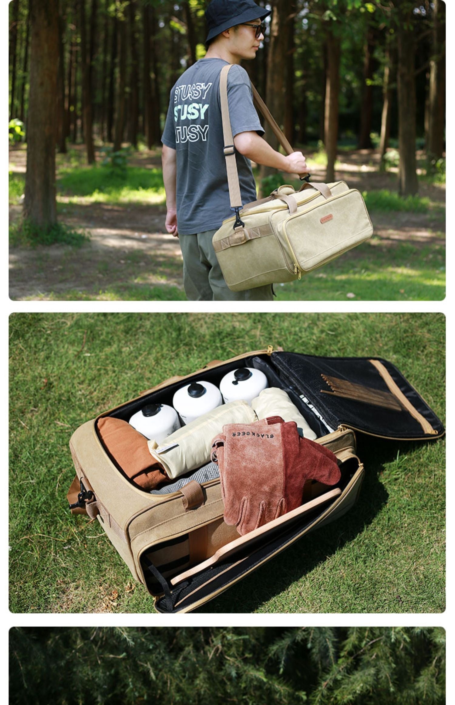 Gas Tank Stove Cookware Kitchenware Picnic Bag
