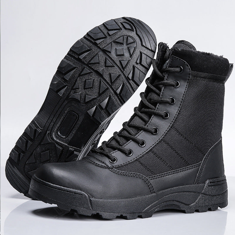 Desert combat boots, land combat boots