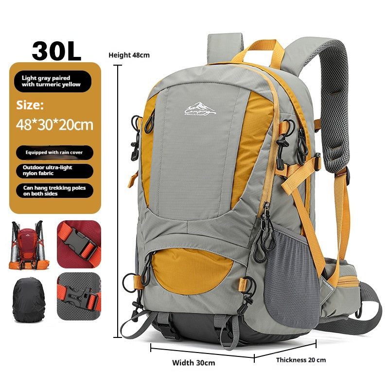 Large Capacity Lightweight Hiking Backpack