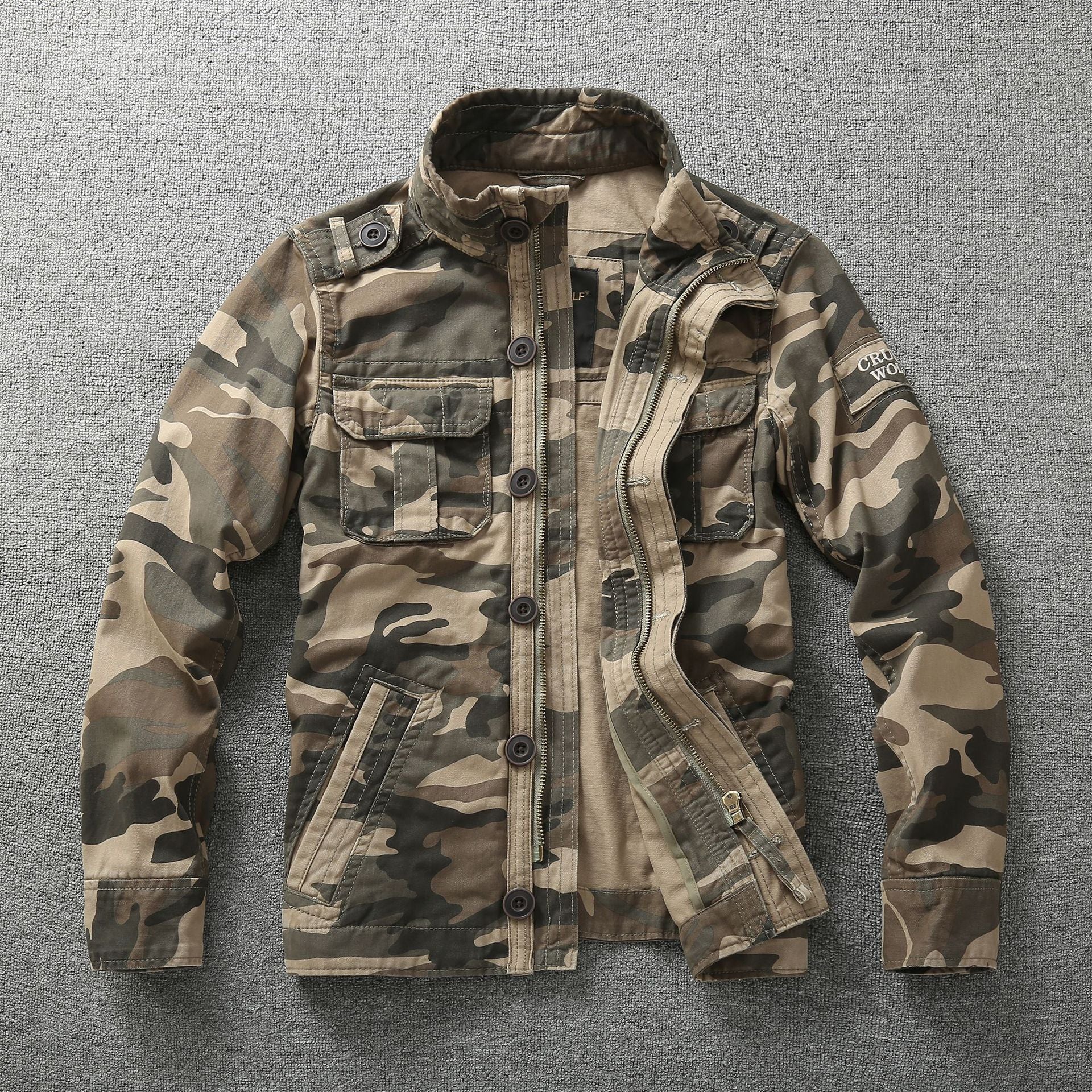 Autumn Men's Camouflage Work Jacket
