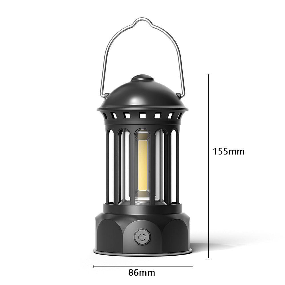 COB Portable Tent Light Retro Barn Lantern