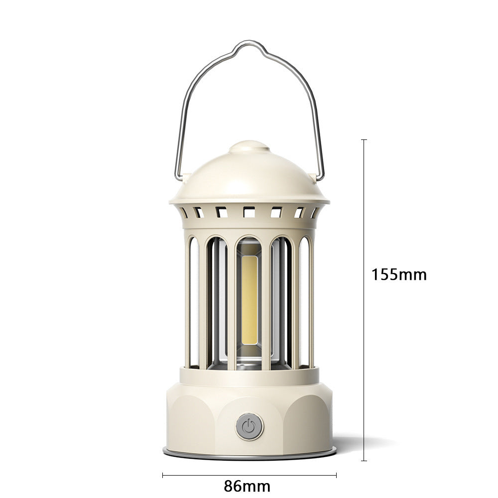 COB Portable Tent Light Retro Barn Lantern