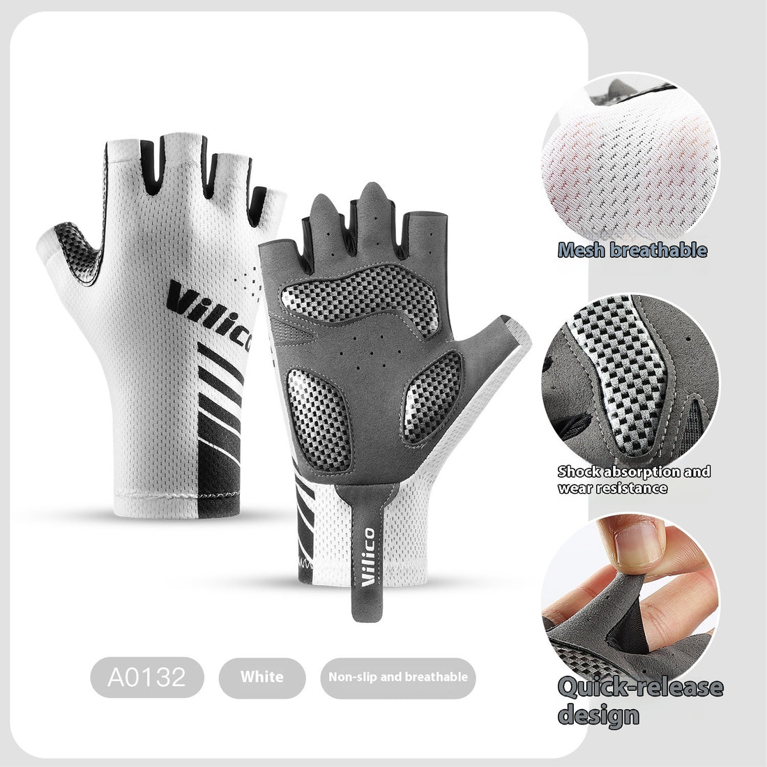 Bike Riding Gloves Thin Shock Absorption
